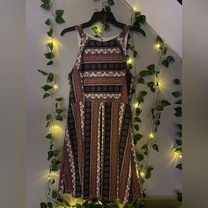 Halter Top Dark Pinkish-Red Dress